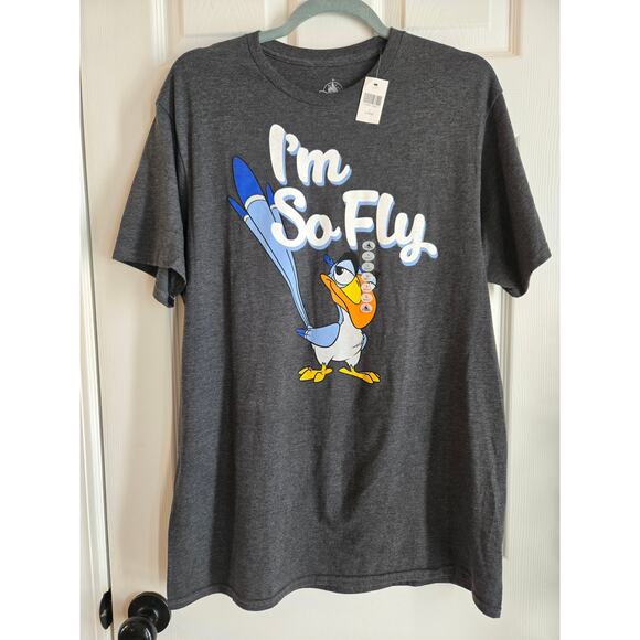 Disney Parks The Lion King Zazu I'm So Fly Short Sleeve T-Shirt Size Large NWT - Picture 1 of 9